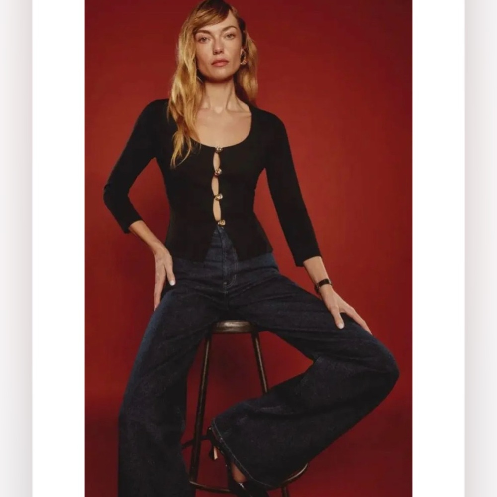 REFORMATION Owen Knit Top